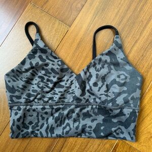 Lululemon Cheetah Print Sports Bra Size 4